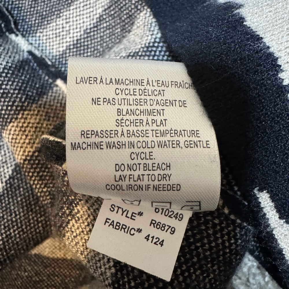 NWT Renuar Zebra Pattern Cardigan Sweater in Black & Cashew Combo size XXL - Picture 10 of 14